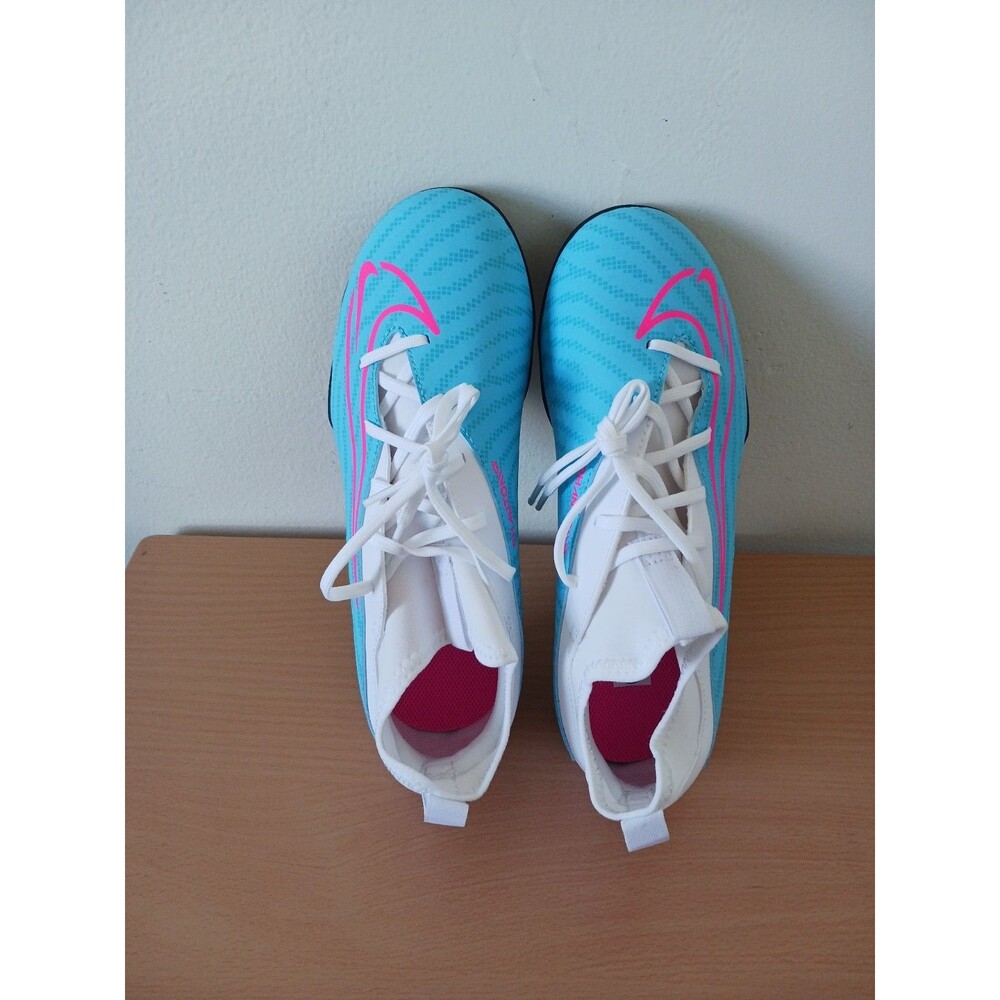 Nike Phantom GX Academy Youth Soccer Cleats 6Y Blue Pink White DD9563-446